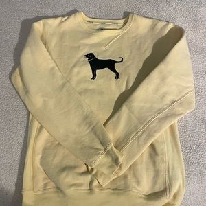 Black Dog Kids Crewneck Yellow